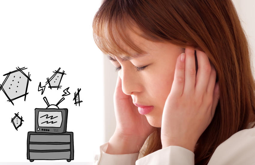 テレビの音がうるさい！寝れない！心理的要因